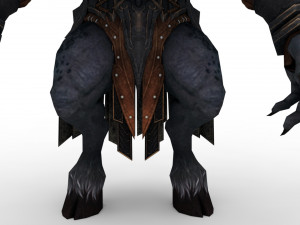 artuman rigged and animated model Model 3D
