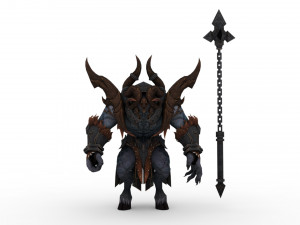 artuman rigged and animated model Model 3D