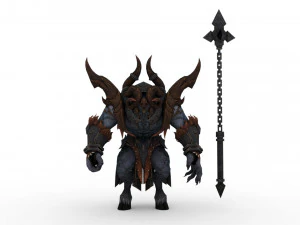 artuman rigged and animated model 3D Model