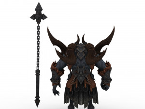 artuman rigged and animated model Model 3D