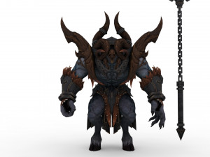 artuman rigged and animated model Model 3D