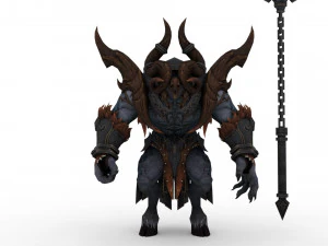 artuman rigged and animated model 3D Model