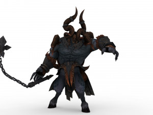 artuman rigged and animated model Model 3D