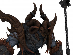 artuman rigged and animated model Model 3D