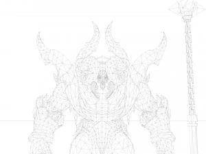 artuman rigged and animated model 3D Model