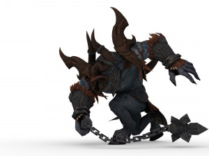 artuman rigged and animated model Model 3D