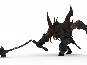 artuman rigged and animated model Model 3D