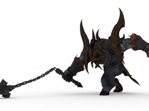 artuman rigged and animated model 3D Model