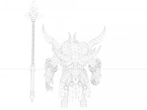 artuman rigged and animated model 3D Model