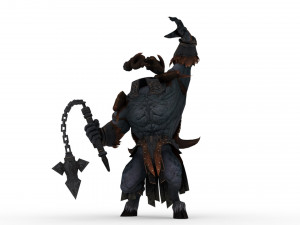 artuman rigged and animated model Model 3D
