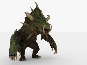 Monster Rigged Model 3D