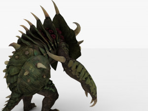 Monster Rigged Model 3D