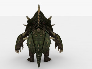 Monster Rigged Model 3D
