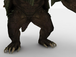 Monster Rigged Model 3D