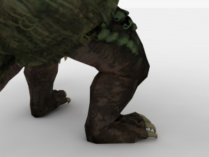 Monster Rigged Model 3D