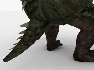 Monster Rigged Model 3D
