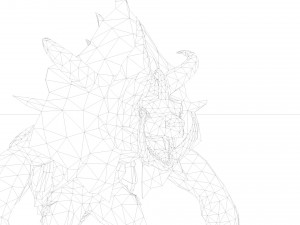 Monster Rigged Model 3D