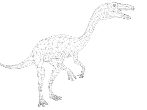 Compsognathus Model 3D