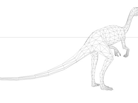Compsognathus Model 3D