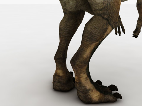 Dilophosaurus Rigged and Animated Modelo 3D
