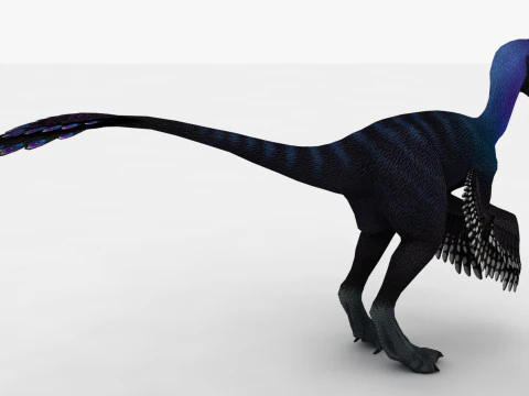 2in1 Oviraptor 조작 및 애니메이션 3D 모델