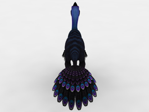 2in1 Oviraptor Rigged and Animated Model 3D
