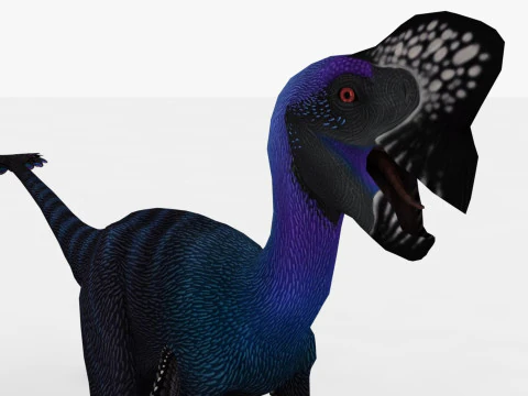 2in1 Oviraptor 조작 및 애니메이션 3D 모델