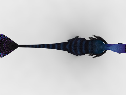 2in1 Oviraptor Rigged and Animated Model 3D