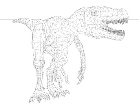 Raptor Dinosaur Modelo 3D