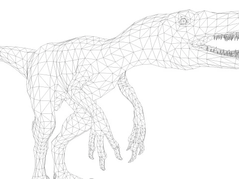 Raptor Dinozor 3D Model