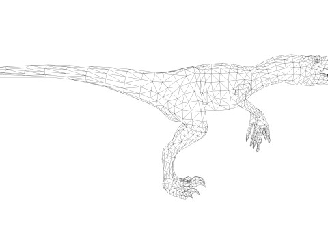 Raptor Dinosaur Modelo 3D