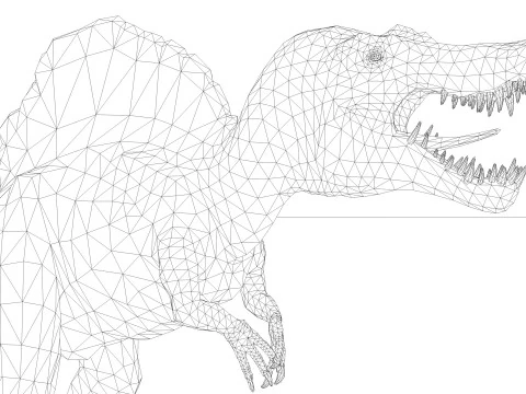 Spinosaurus 3D Model