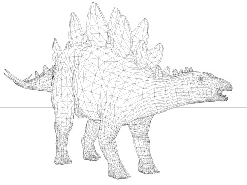 Stegosaurus Model 3D