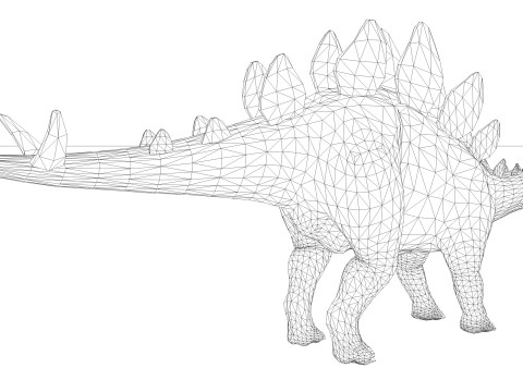 Stegosaurus Model 3D