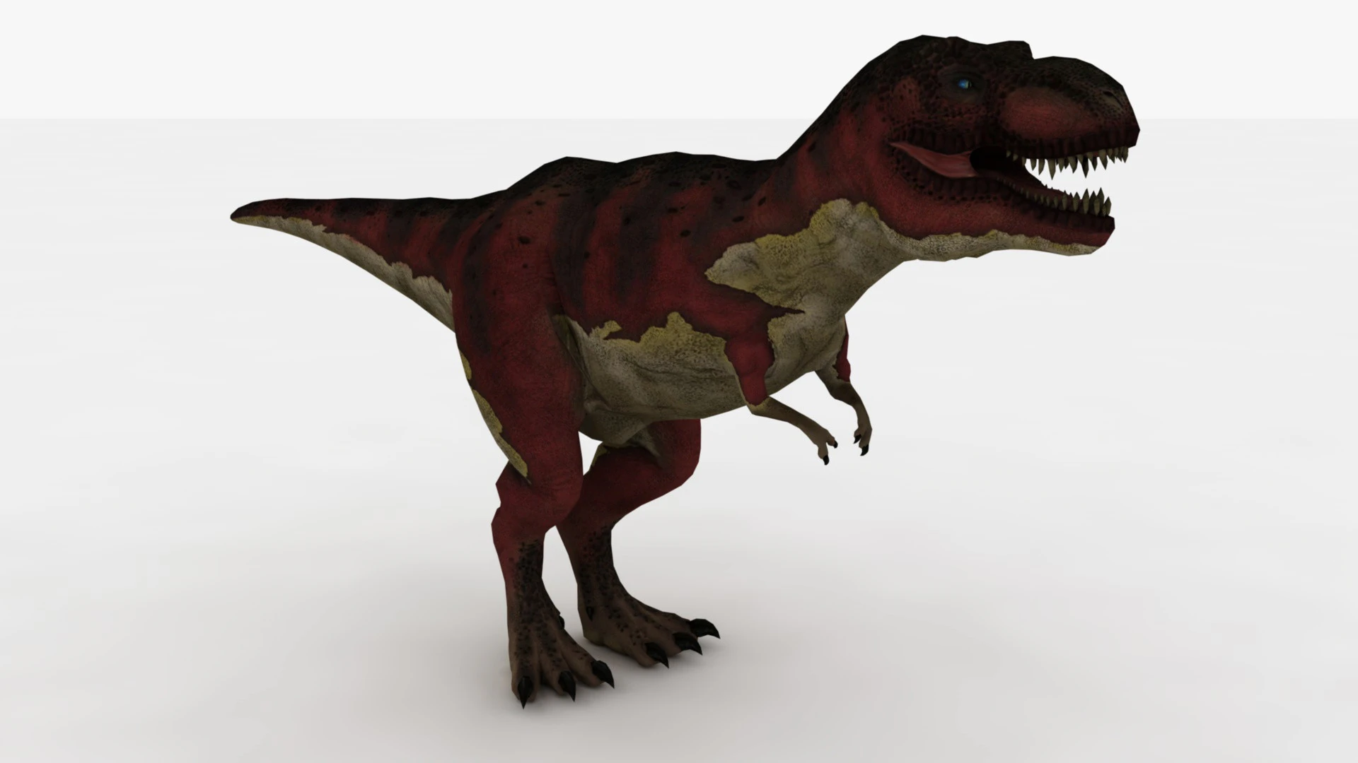 Tyrannosaurus Rex 3D Model .c4d .max .obj .3ds .fbx .stl .blend 