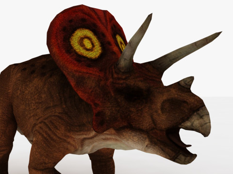 Triceratops 3D 模型