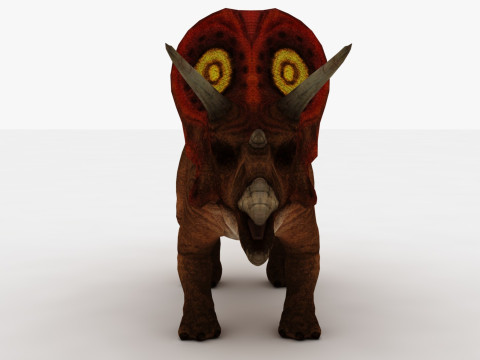 Triceratops 3D 模型