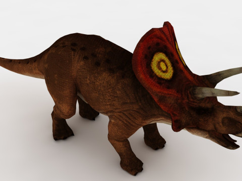 Triceratops 3D 模型