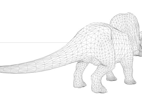 Triceratops 3D 模型