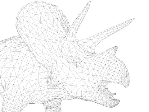 Triceratops 3D 模型
