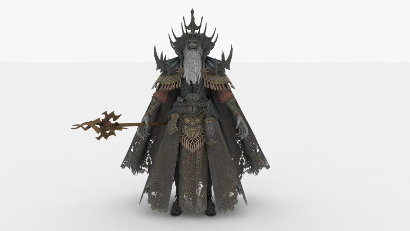 Dark Magician 3D 모델 .c4d .max .obj .3ds .fbx .stl .blend