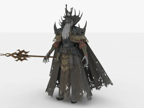 Mago Negro Modelo 3D