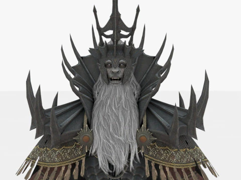 Mago Negro Modelo 3D