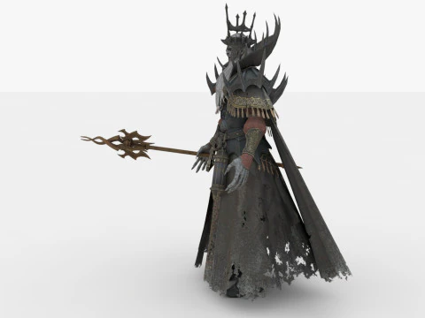 Mago Negro Modelo 3D