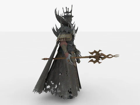 Mago Negro Modelo 3D