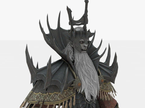 Mago Negro Modelo 3D