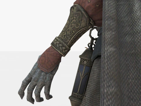 Mago Negro Modelo 3D