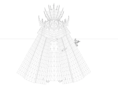 Mago Negro Modelo 3D