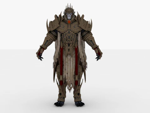 Guerriero Modello 3D