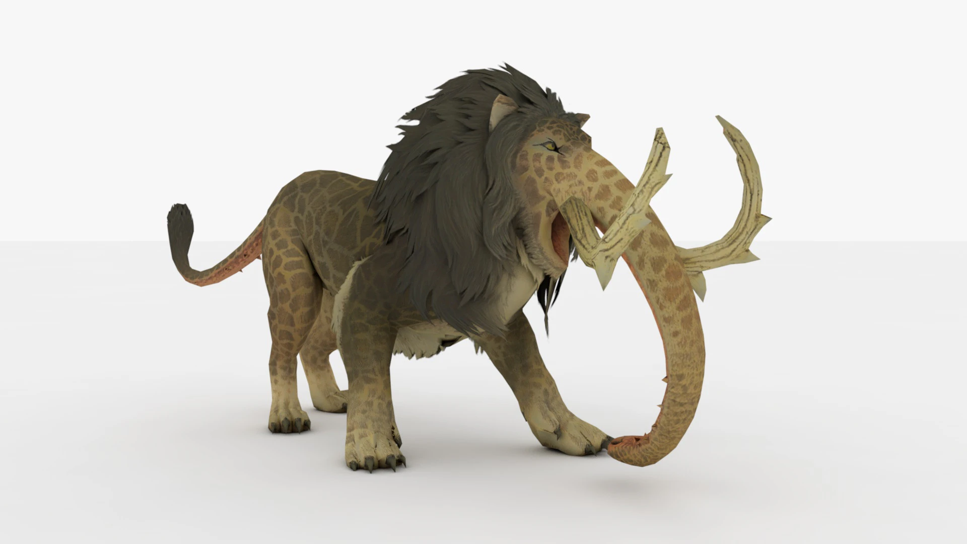 Baku Monster 3D Model .c4d .max .obj .3ds .fbx .stl .blend 